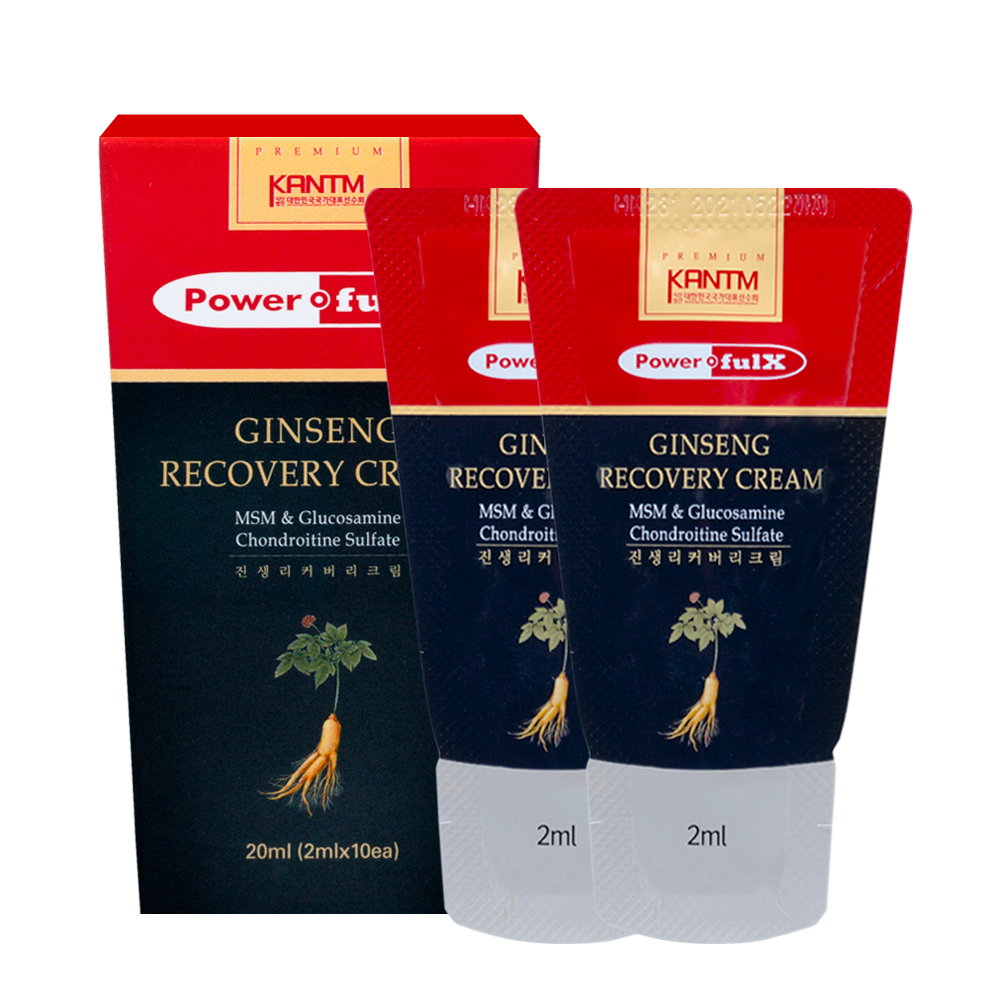 PowerfulX Ginseng Recovery Cream 20 ml (Portable 2 ml x 10 ea)